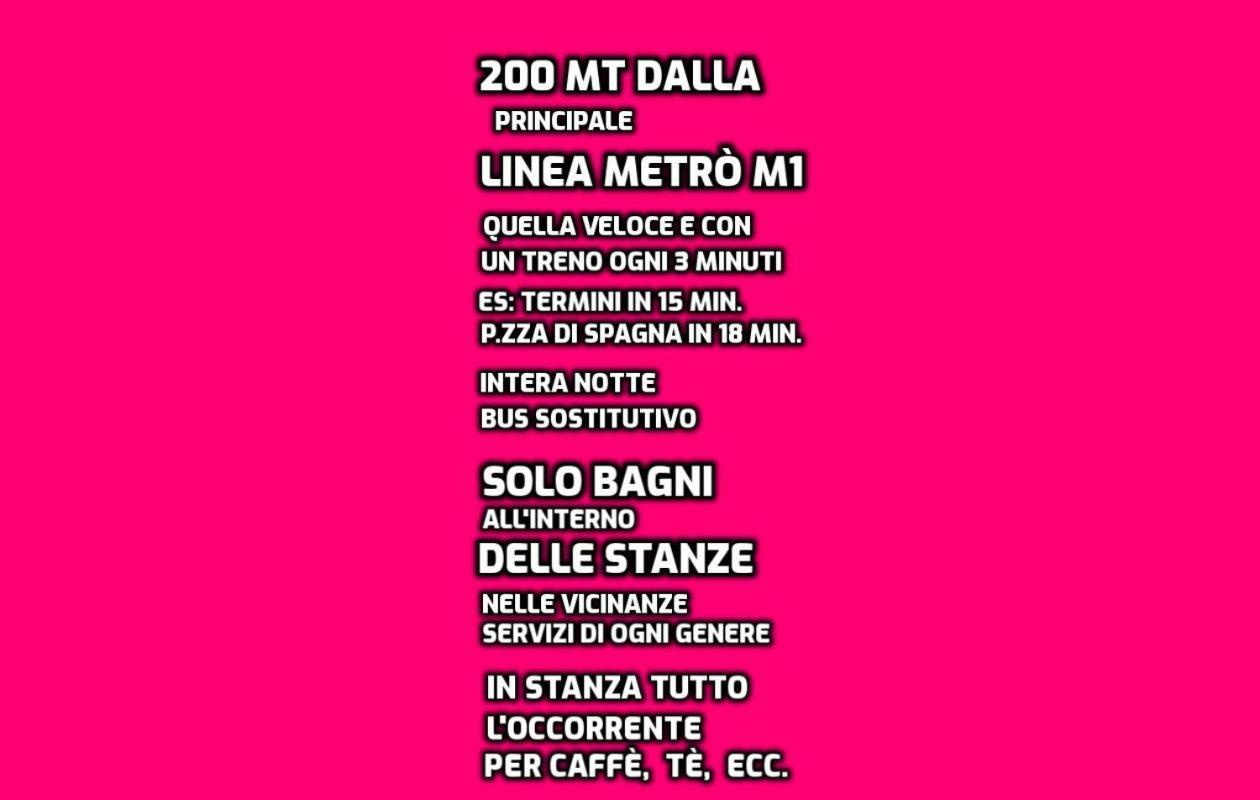 B&B Near Metro' Central Line - Only Wc In The Rooms 15 Minutes To Termini Station 20 To Spagna Square - In The Night Bus Rom Exterior foto